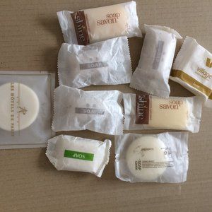 - 9 x soaps bars cakes 25 x 30 gms